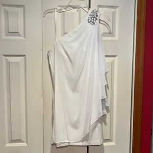 White cocktail dress